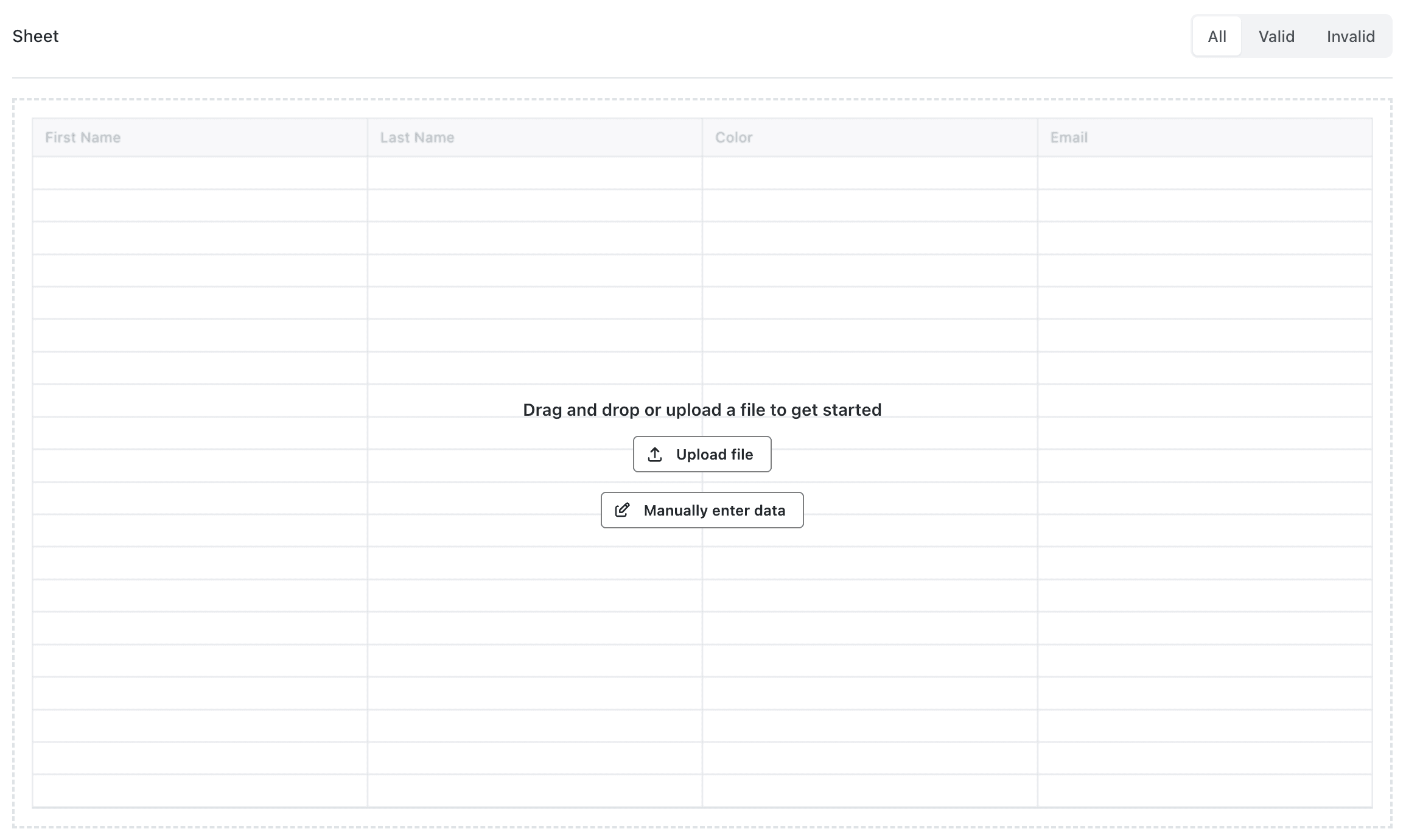 Step 1 · Choose how to import mockup